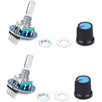 2Pcs Módulo codificador rotatorio Alta calidad 360 grados Potenciómetro rotativo Componente electrónico 5V